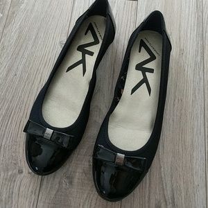 Anne Klein Sport black flats, size 8